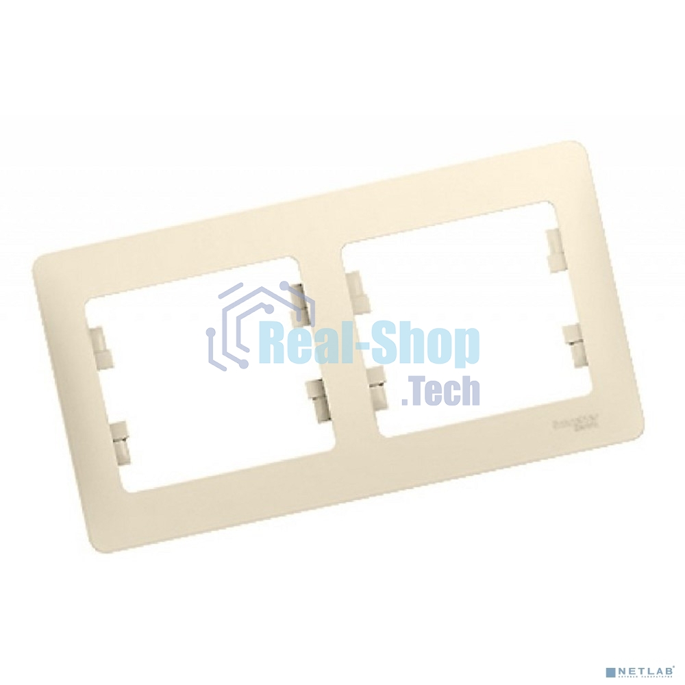 Рамка 2-м Glossa горизонт. беж. SchE GSL000202