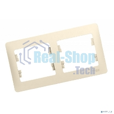 Рамка 2-м Glossa горизонт. беж. SchE GSL000202