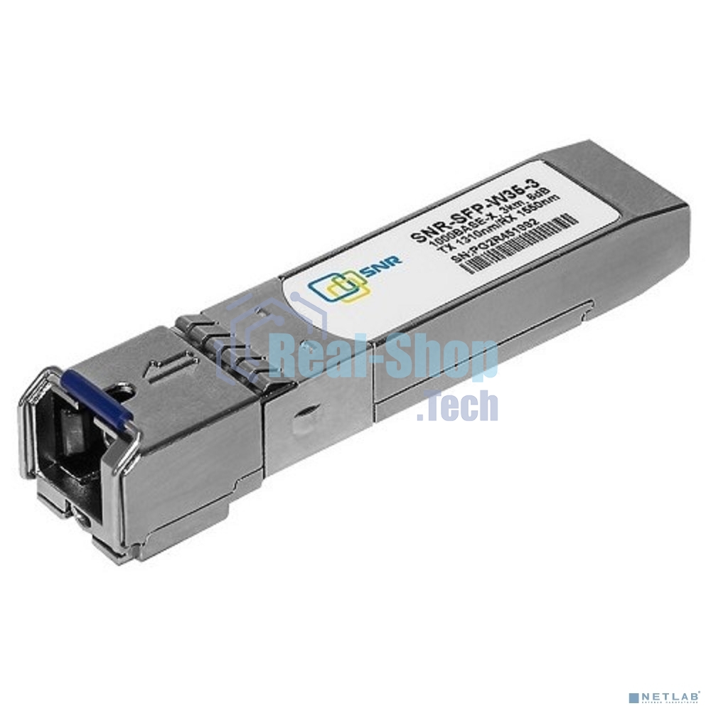 Модуль SNR SFP WDM, дальность до 3км (6dB), 1310нм