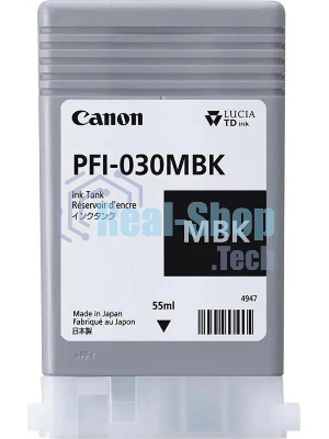 Картридж струйный Canon Pigment Ink PFI-030 Matte черный (TM240/TM340) 55ml