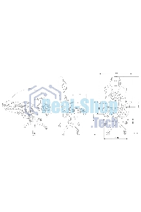 Кресло игровое Cactus CS-CHR-130-M, массажное, с подголовником, черный