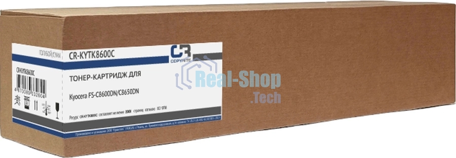 Картридж лазерный CopyRite CR-KYTK8600C TK-8600C голубой (20000 стр.) для Kyocera FS-C8600DN/C8650DN