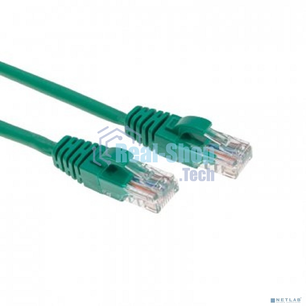 Патч-корд U/UTP Rexant cat.6, RJ45-RJ45, неэкранированный, 26AWG, LSZH, зеленый, 1 м