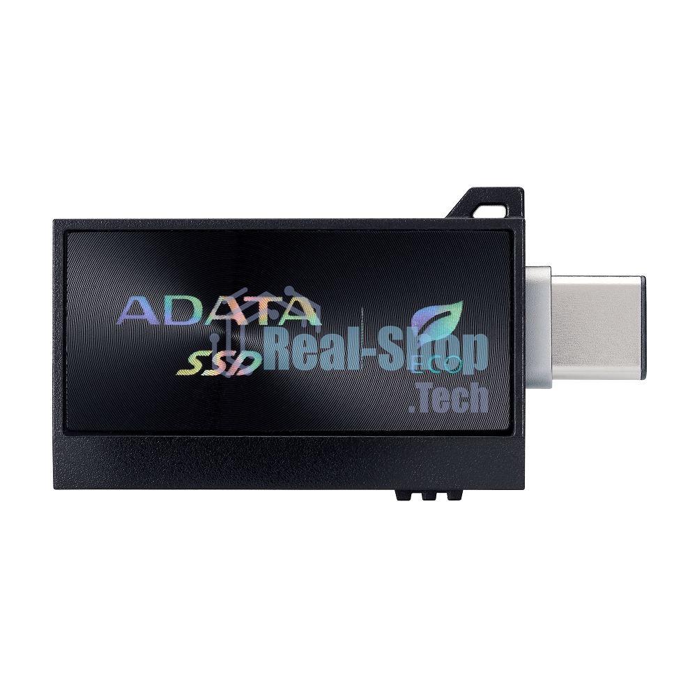 Внешний SSD ADATA SC730, 1TB, USB 3.2 Gen 2 Type-A/Type-C, R/W 600/600, черный