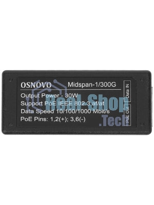 Инжектор POE Osnovo Midspan-1/300G
