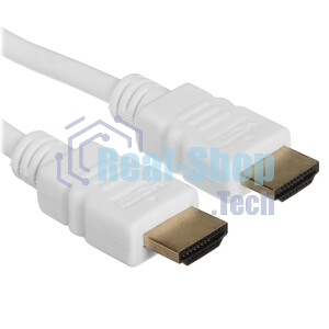 Кабель Cablexpert HDMI CC-HDMI4-W-6, 19M/19M, v2.0, медь, позол.разъемы, экран, 1.8м, белый, пакет