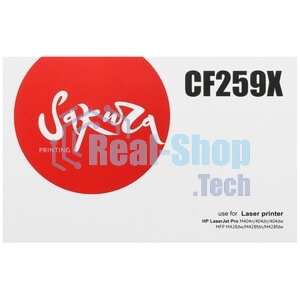 Картридж лазерный Sakura CF259X (59X) для HP LJ M304/M404/MFPM428, черный, 10000 к. (без чипа)