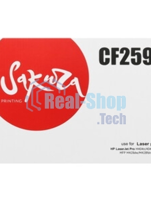 Картридж лазерный Sakura CF259X (59X) для HP LJ M304/M404/MFPM428, черный, 10000 к. (без чипа)