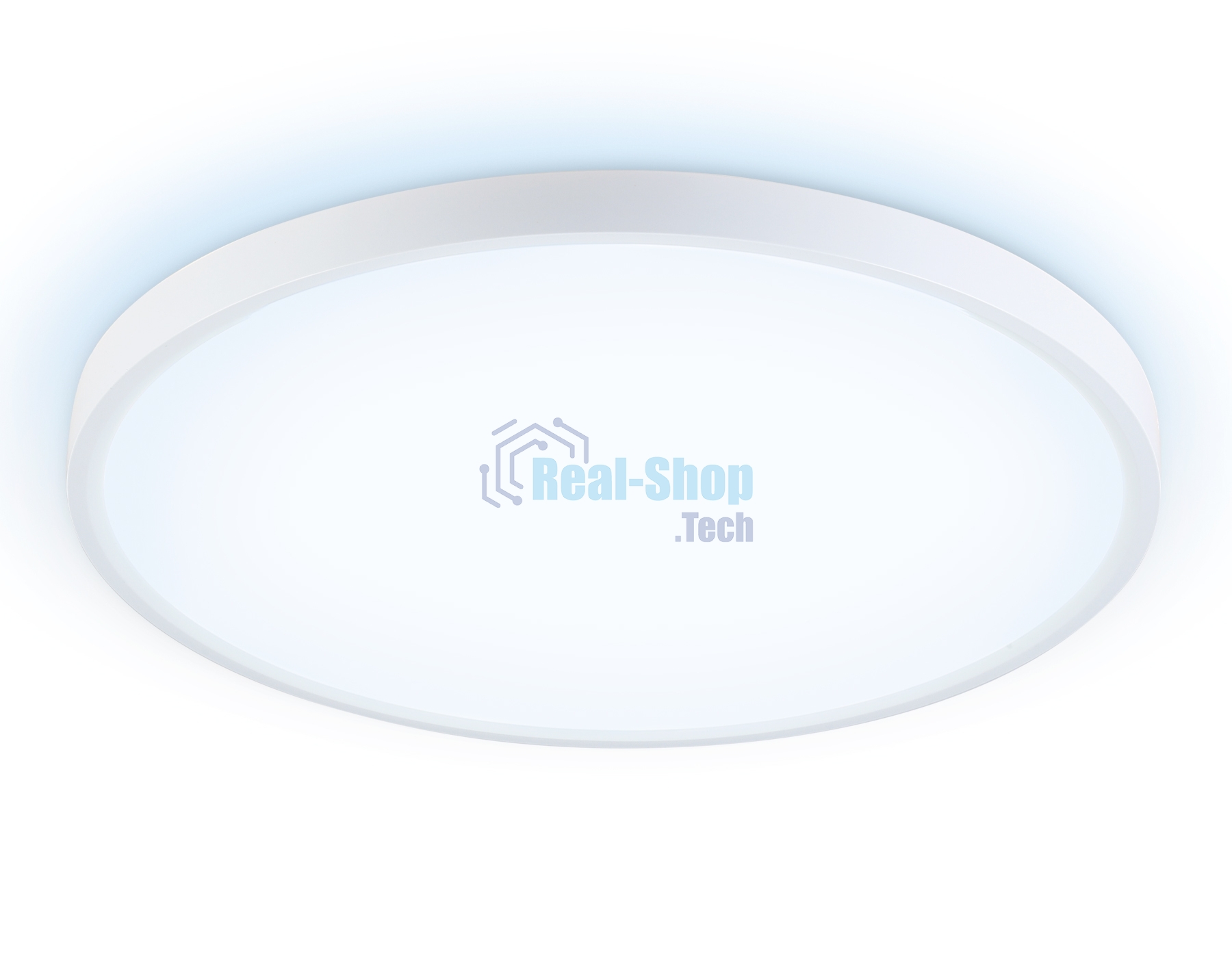 Потолочный светодиодный светильник Ambrella light FZ3005 WH белый IP44 33W+10W 6400+6400К D370*40 (Без ПДУ)