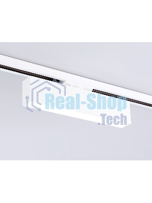 Трековый однофазный светильник Ambrella light GL6763 WH белый LED 12W 4200K 300*22*48
