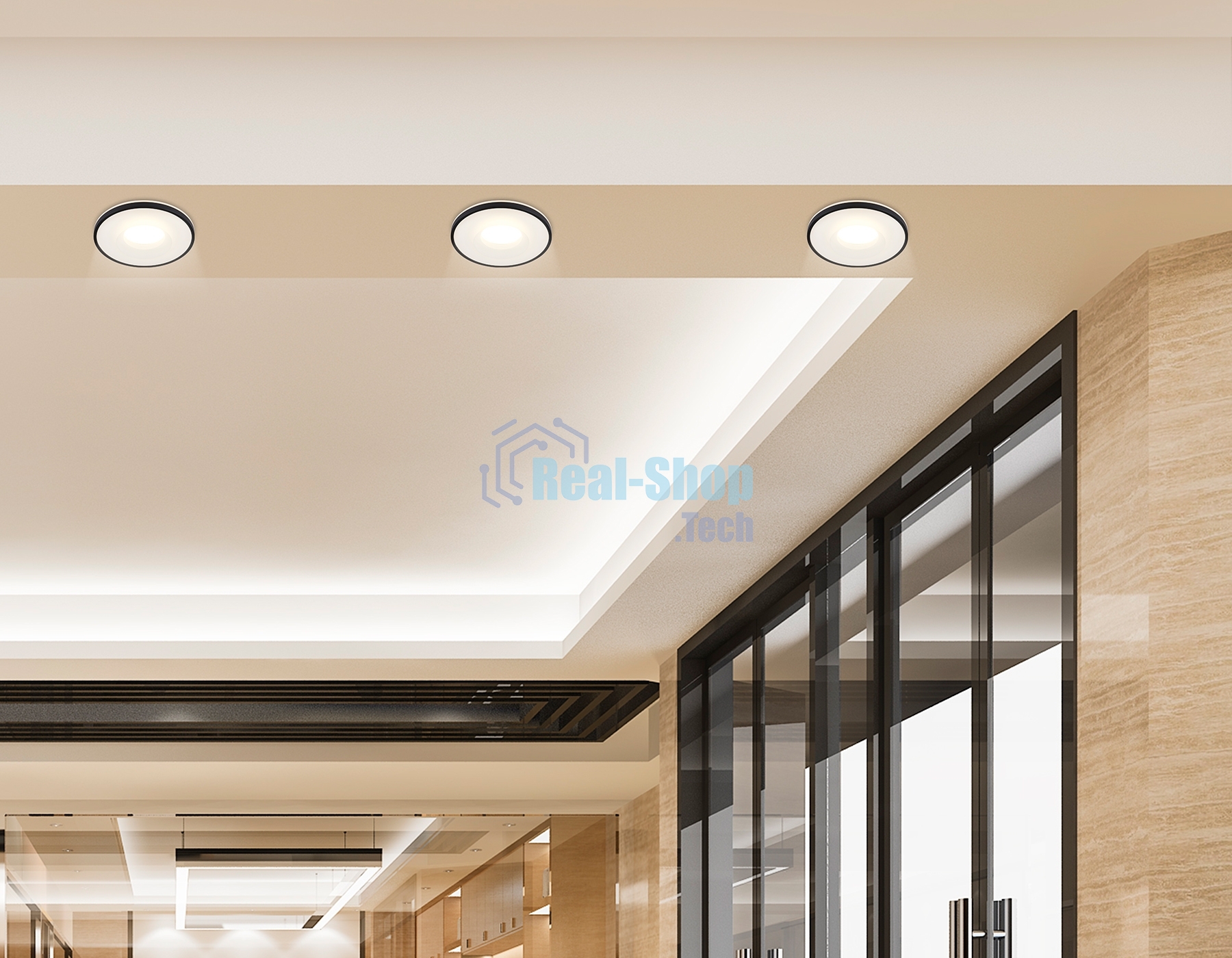 Светильник Ambrella light TN3201 BK черный GU5.3 D92*32