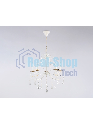 Светильник Ambrella light TR4916/5 WH/GD белый/золото E14/5 max 40W D550*860