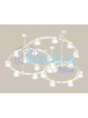 Светильник Ambrella light XR92212250/22 SWH/FR белый песок/белый матовый GX53