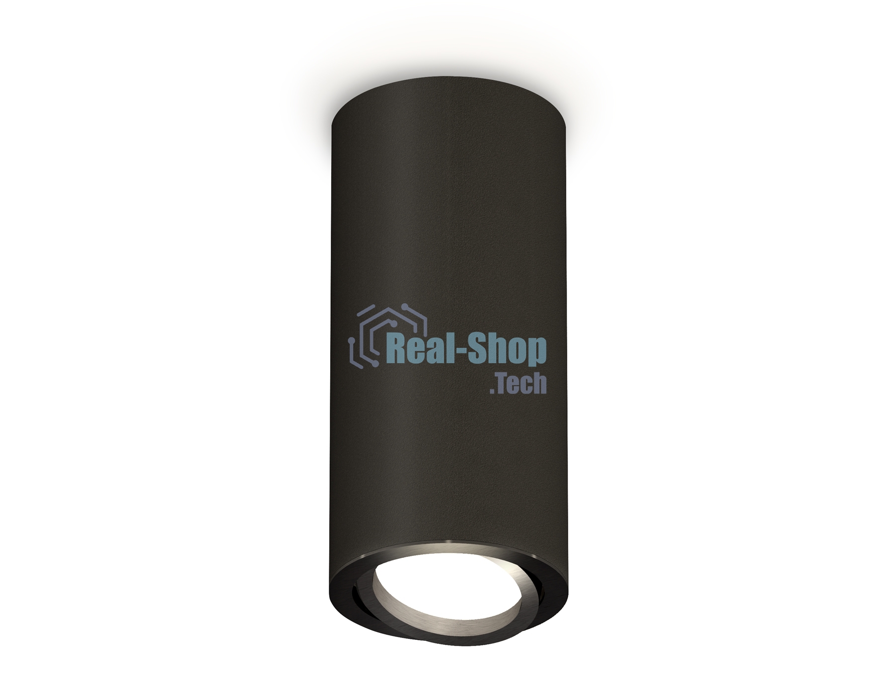 Светильник Ambrella Light XS7443002 SBK/PBK черный песок/черный полированный MR16 GU5.3 (C7443, N7002)