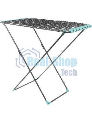 Сушилка для белья НИКА СБТ18/С напольная, 18 м, серебро, рабочее полотно из труб D-10 мм