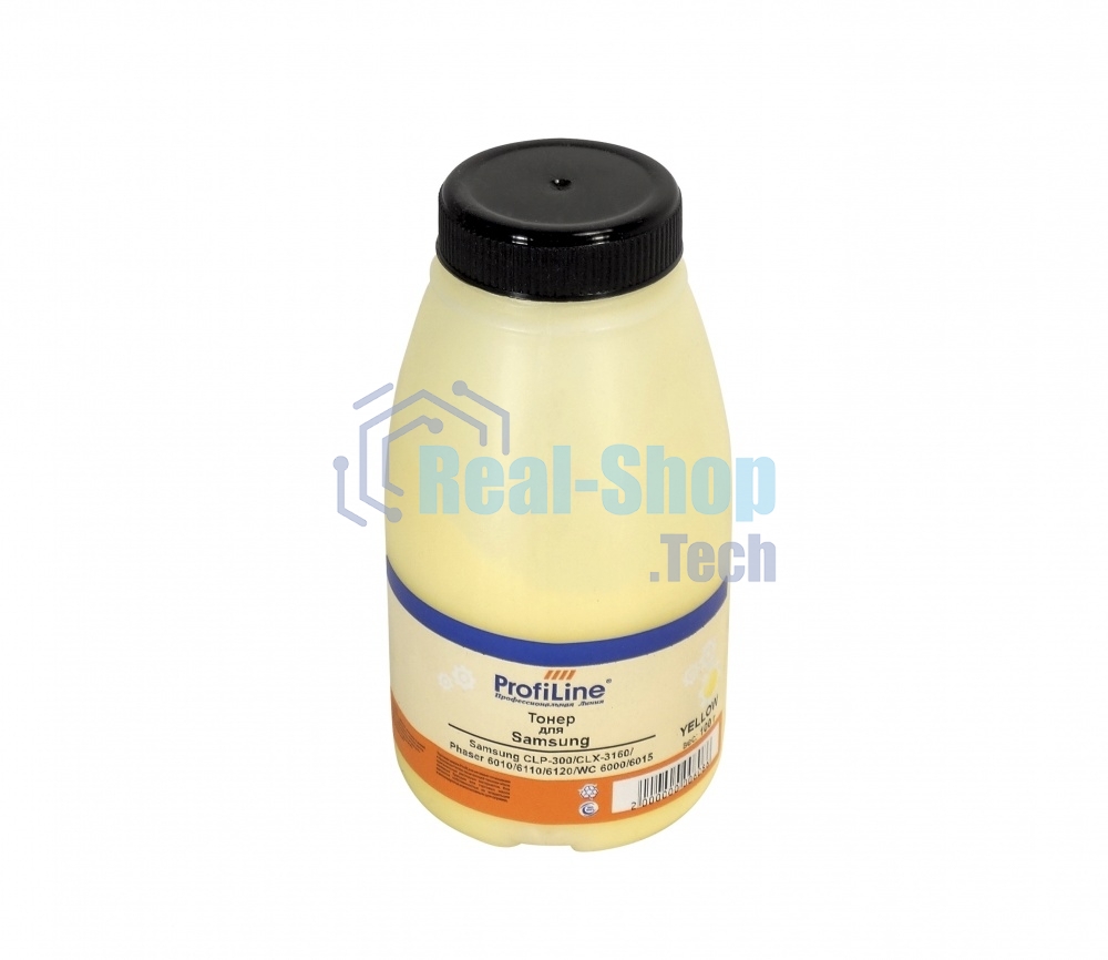 Тонер ProfiLine для принтеров Samsung CLP-300/CLX-3160/Phaser 6010/6110/6120/WC 6000/6015 yellow 100гр Фасовка РФ