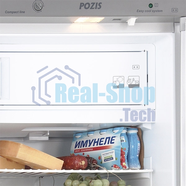 Холодильник Pozis RS-411 серебристый однокамерный 84/14 л морозилка сверху
