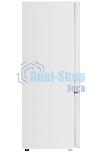 Холодильник Maunfeld MFF144SFW белый глянц. двухкамерный 154/52л морозилка снизу, ручная разморозка