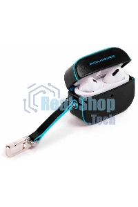 Чехол для наушников Piquadro Blue Square AC5308B2/N черный натур.кожа