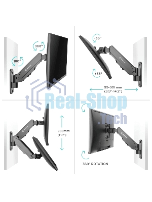 Кронштейн (держатель) ONKRON G120 для телевизора 13