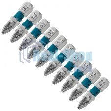 Набор бит Gross 11340 РZ2x25, сталь S2, 10 шт