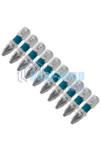 Набор бит Gross 11340 РZ2x25, сталь S2, 10 шт