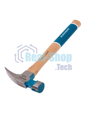 Молоток-гвоздодер Gross AMERICAN HICKORY 680 г, угол 75, магнит, обрезиненная рукоятка