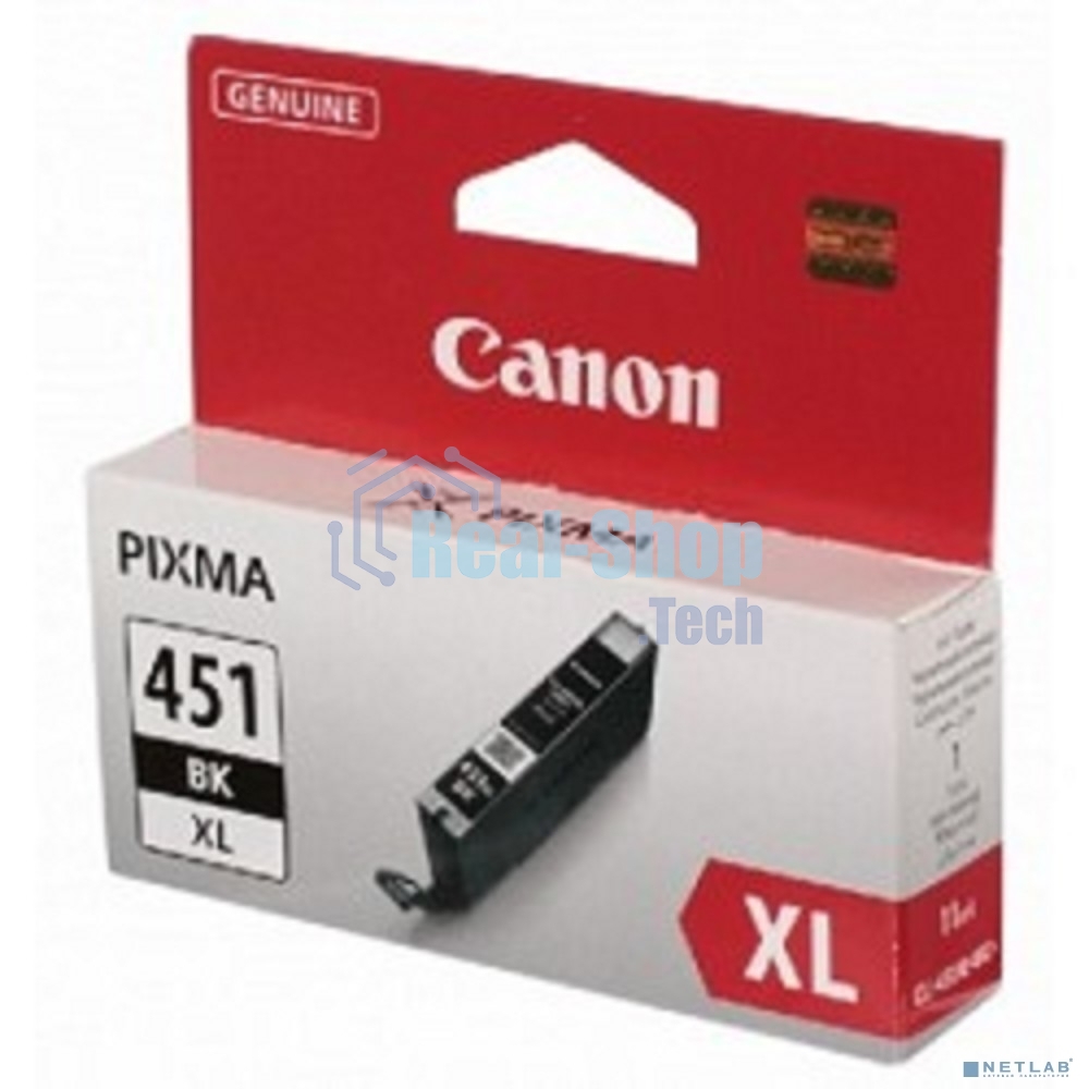 Картридж струйный CLI-451XLBK (6472B001) для Canon PIXMA iP7240, MG5440, 6340, Черный, 4425стр.
