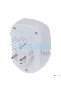 Сетевой фильтр Buro 100SH-W (1 розетка) белый (коробка)