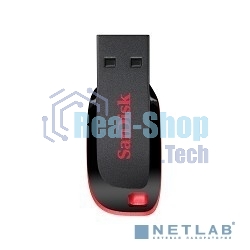 Флешка USB Sandisk CZ50 Cruzer Blade (SDCZ50-008G-B35), 8Gb, USB 2.0, R/W 15/4, черный/красный