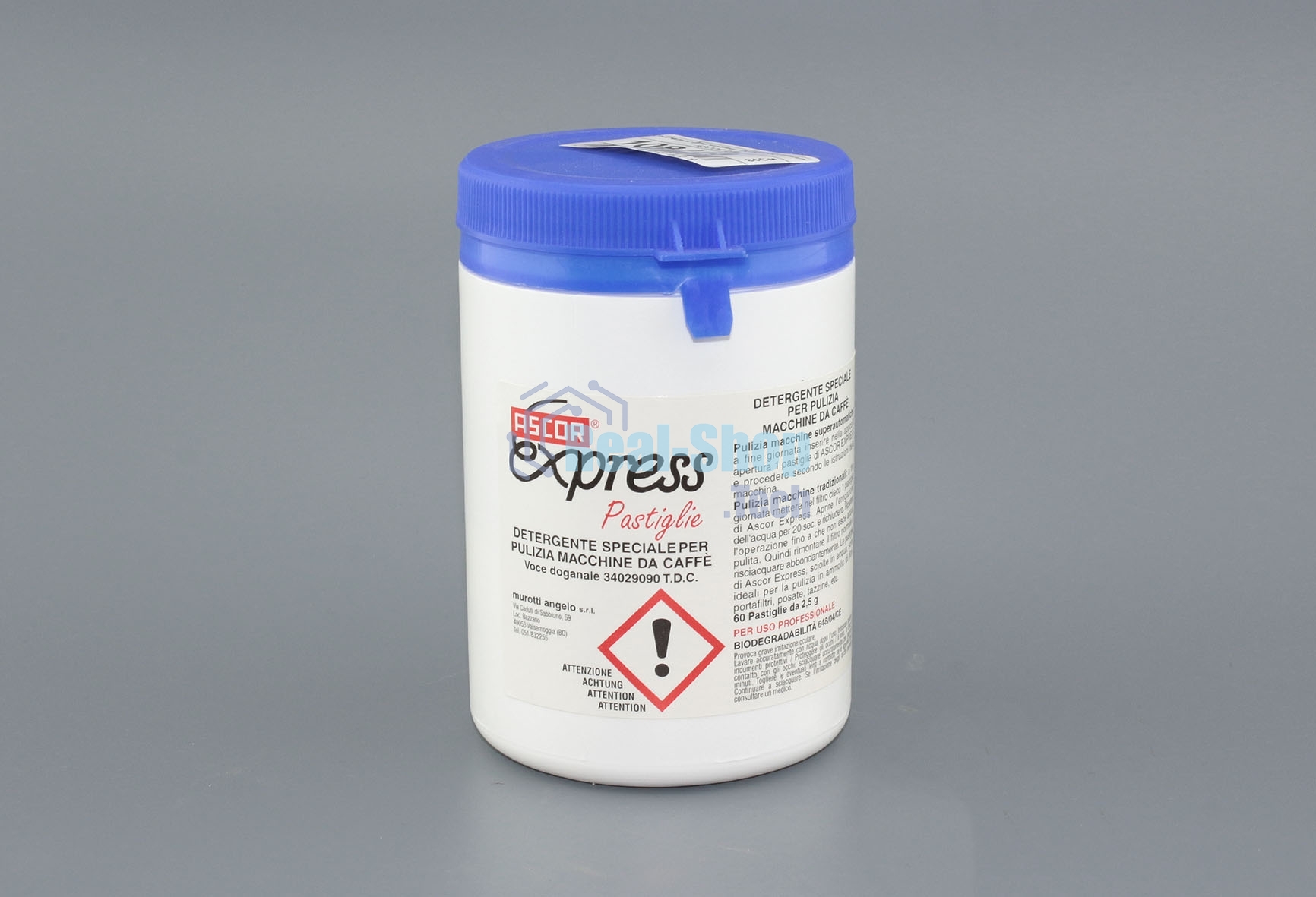 Таблетки для чистки эспрессо-машин ASCOR Express 60 таб. по 2,5 г