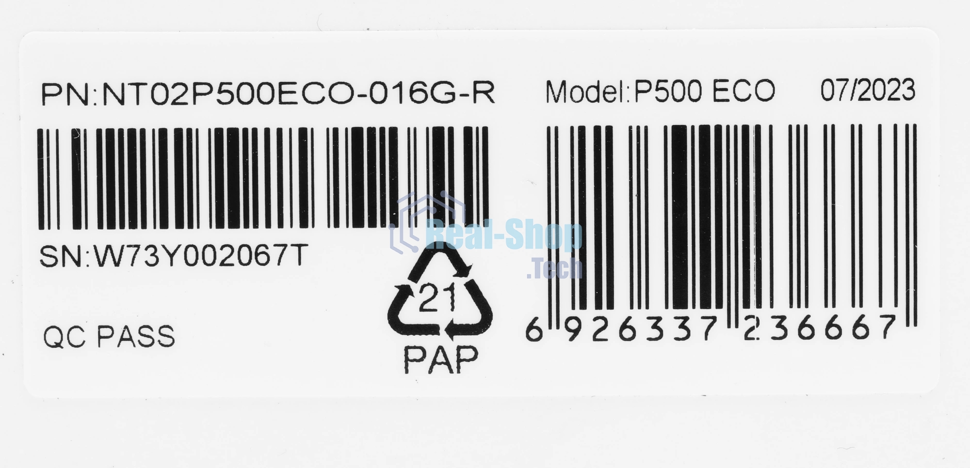 Флеш карта Netac P500 ECO 16Gb MicroSDHC C10 up to 80Mb/s, retail pack with SD Adapter