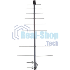 Антенна телевизионная Denn DAE603 25дБ активная черный каб.:8.5м