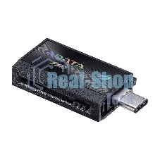 Внешний SSD ADATA SC730, 1TB, USB 3.2 Gen 2 Type-A/Type-C, R/W 600/600, черный