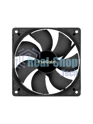 Вентилятор 12В DC ExeGate EX12025H2P (120x120x25 мм, Hydraulic bearing (гидродинамический), 2pin, 1500RPM, 25dBA)