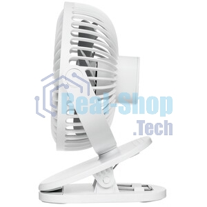 Вентилятор Centek CT-5045 белый, настольный, 5 Вт, 4 скорости, 15 см