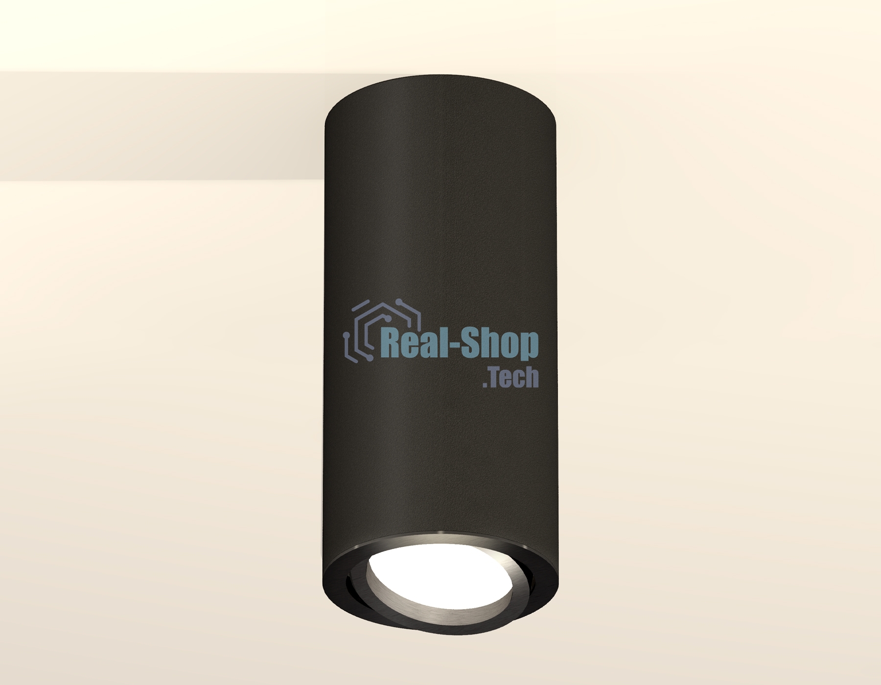 Светильник Ambrella Light XS7443002 SBK/PBK черный песок/черный полированный MR16 GU5.3 (C7443, N7002)