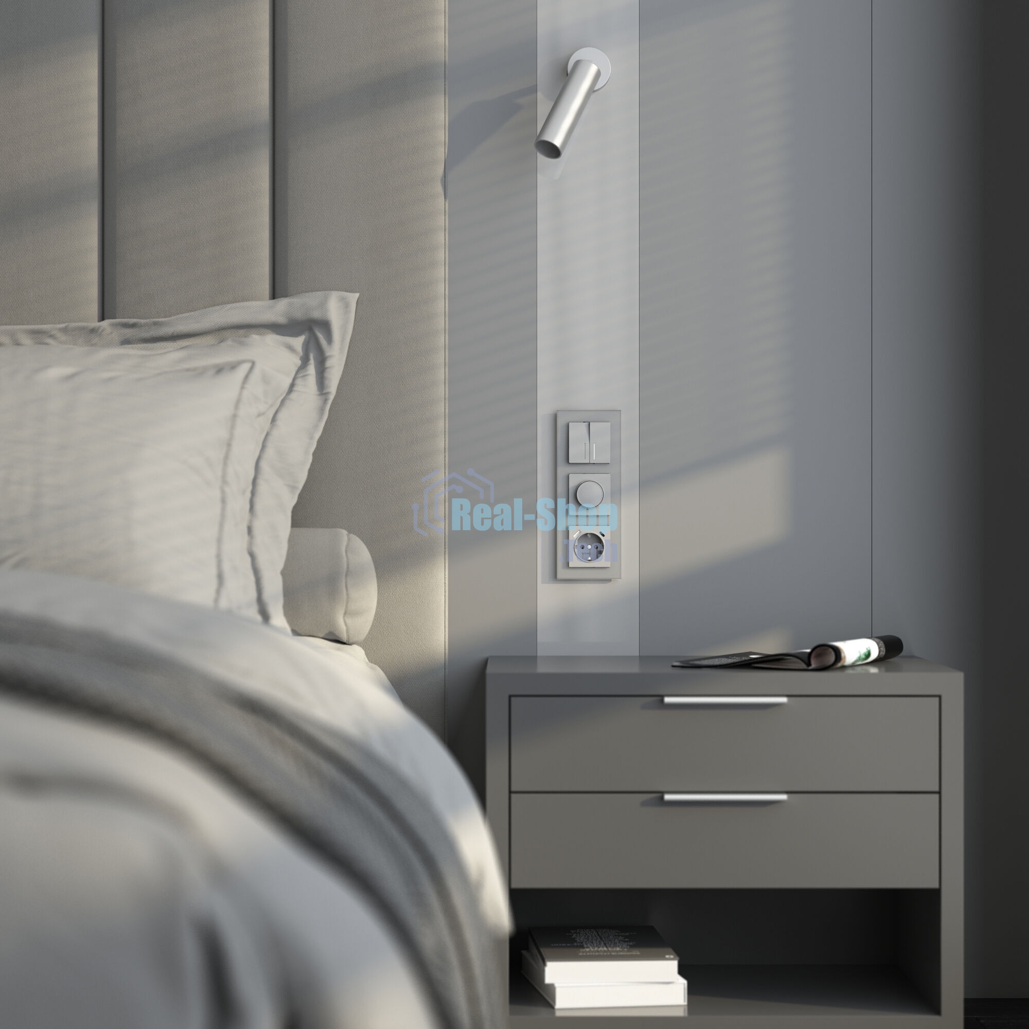 Рамка на 3 поста Senso (серебряный, стекло soft-touch) W0033106