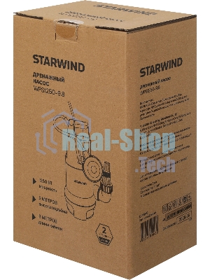 Насос Starwind WPS1250-9.8 1250Вт 15500л/час центробежный