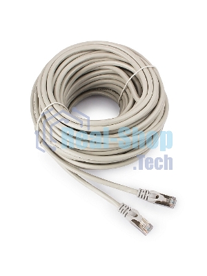 Патч-корд FTP Cablexpert cat.6, 20м, литой, многожильный, серый