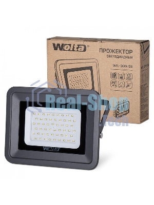 Светодиодный прожектор WOLTA WFL-30W/06 5500K, 30 W SMD, IP 65,цвет серый,слим