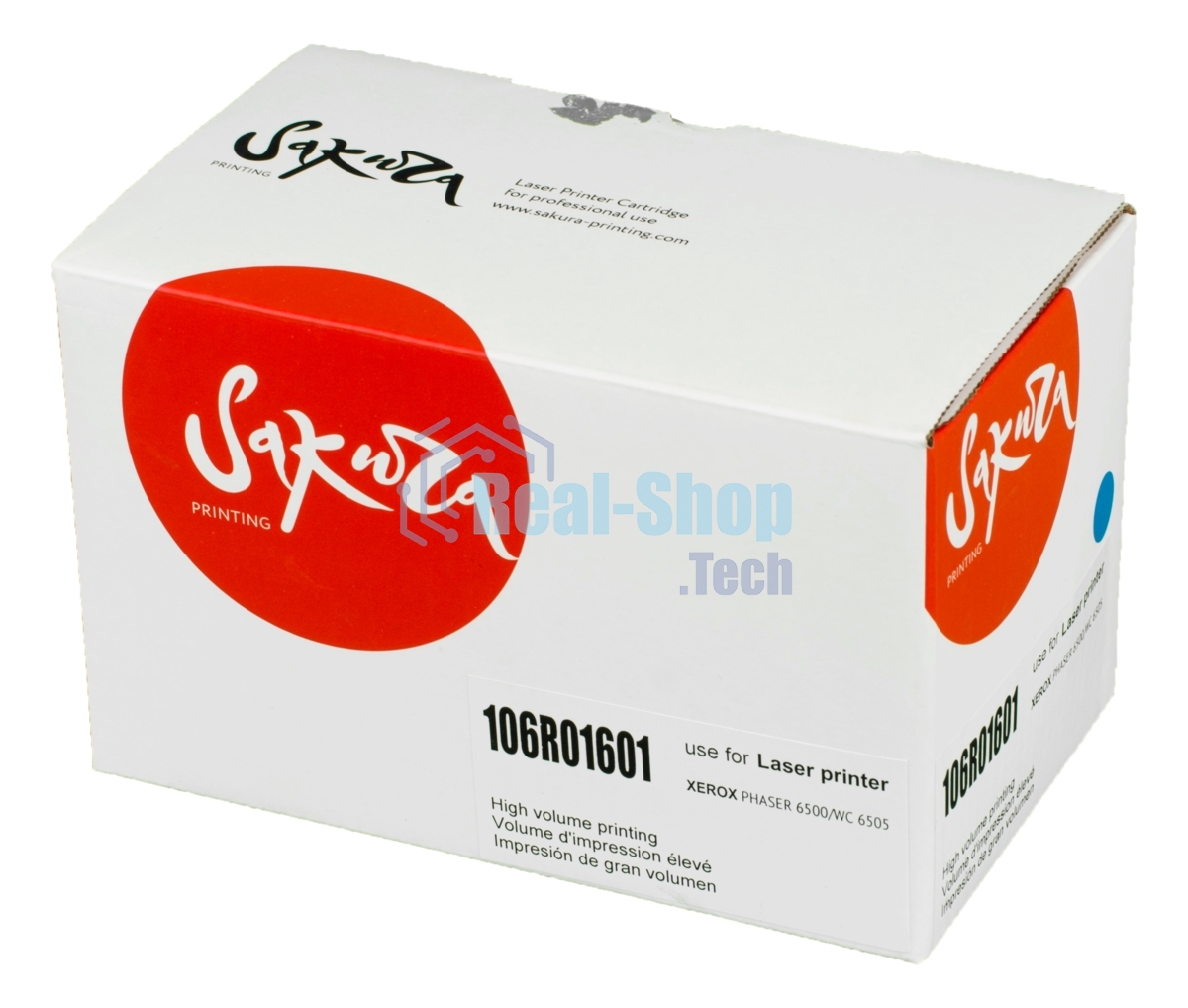 Картридж лазерный Sakura 106R01601 для Xerox Phaser 6500/Workcenter 6505, синий, 2500 к.