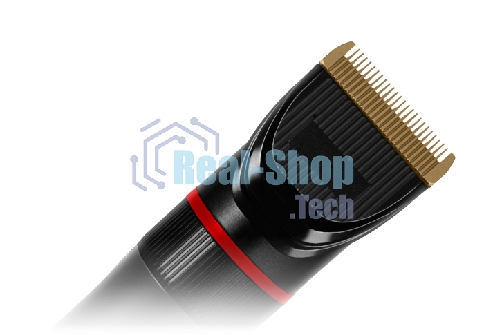 Машинка для стрижки волос Centek CT-2101 черный 3 Вт, LED, Li-Ion1200 до 3 часов, USB зарядка, 6 насадок