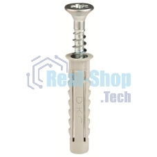 Комплект креп. V6 4.5х40 винт+дюбель (уп. 100 шт) ДКС CM06522