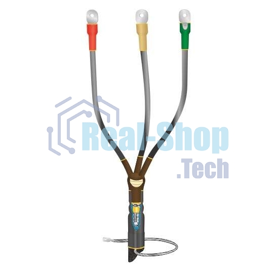 Муфта кабельная концевая внутренней установки 10кВ КВТпН 3х(35-50мм) с болтовыми наконечниками Нева-Транс Комплект 22020054