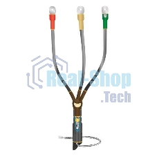 Муфта кабельная концевая внутренней установки 10кВ КВТпН 3х(35-50мм) с болтовыми наконечниками Нева-Транс Комплект 22020054