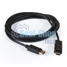 Кабель ExeGate EX284917RUS DisplayPort-HDMI ExeGate EX-CC-DP-HDMI-3.0 (20M/19M, 3м, экран)