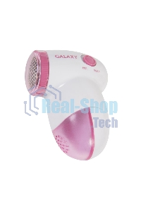 Машинка для удаления катышков Galaxy LINE GL 6301, белый c розовым, питание: 2 батарейки 