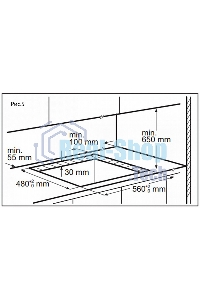 Газовая варочная панель Maunfeld EGHE.64.6CB/G