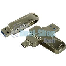 Флешка USB Netac U782C dual USB 3.0+TypeC 64Gb, retail version